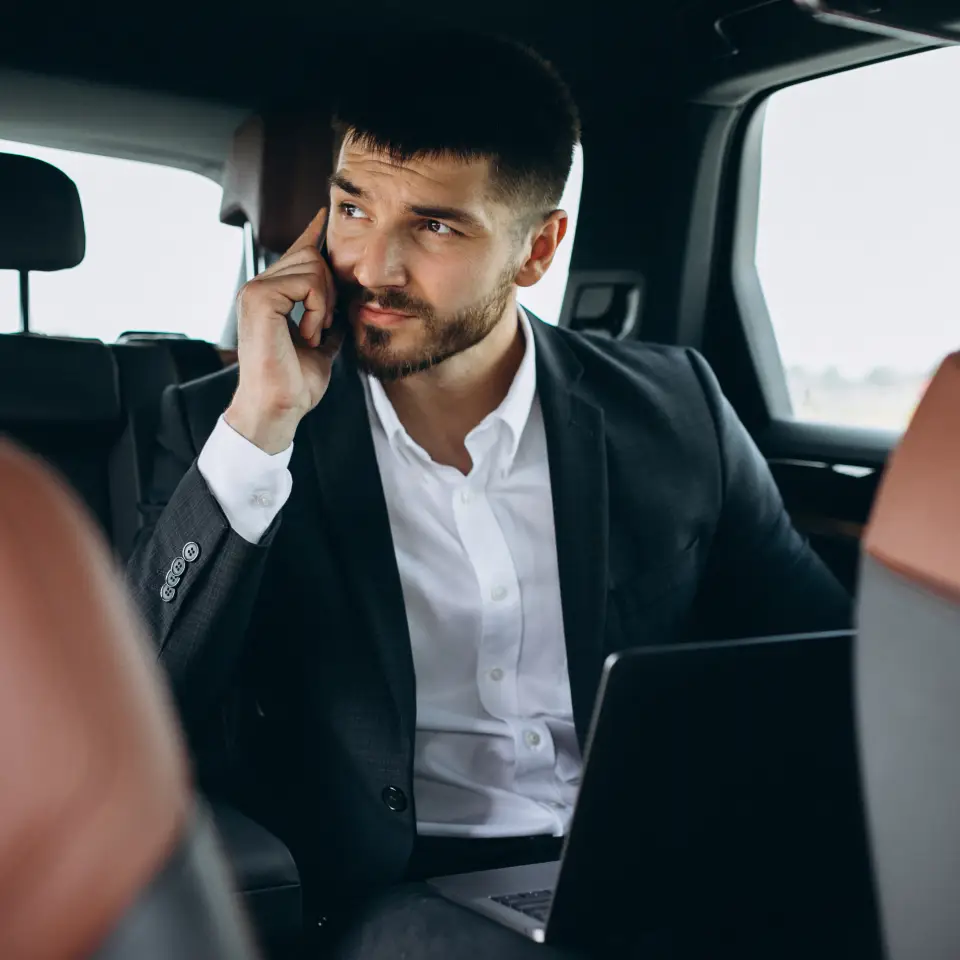 chauffeur service Tampa business travel inside private car